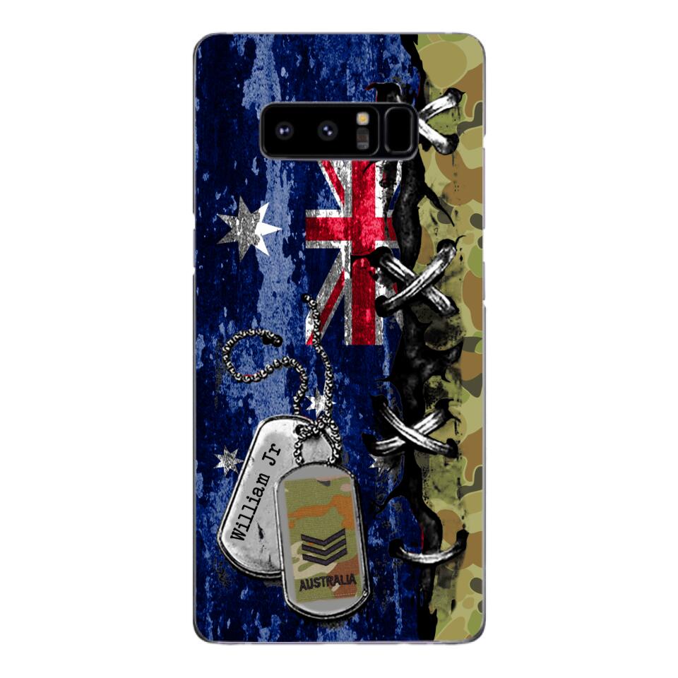 DH Personalized Australian Soldier Phone Case Printed 25MAR-DT29