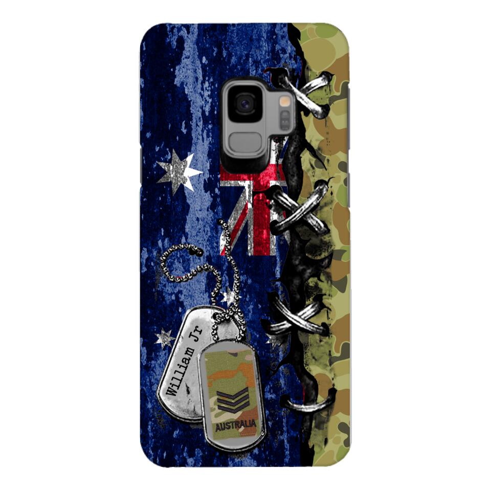 DH Personalized Australian Soldier Phone Case Printed 25MAR-DT29