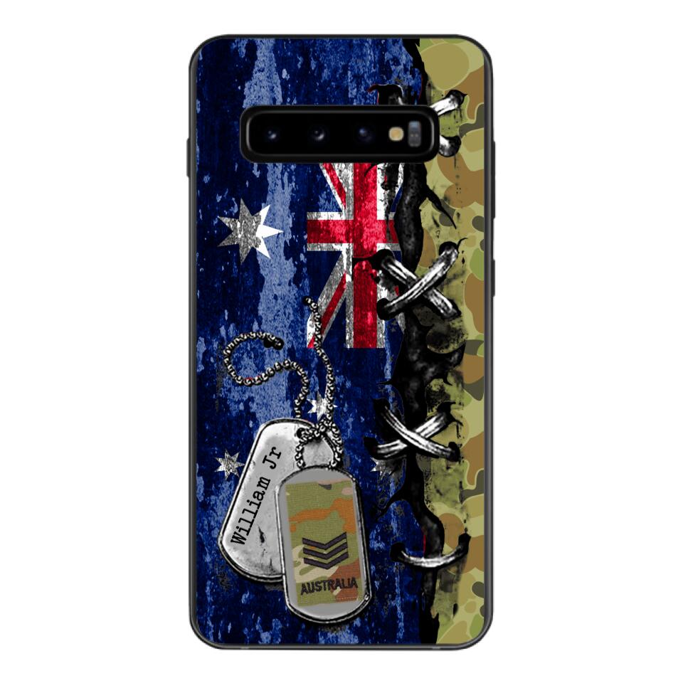 DH Personalized Australian Soldier Phone Case Printed 25MAR-DT29
