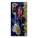 DH Personalized Australian Soldier Phone Case Printed 25MAR-DT29