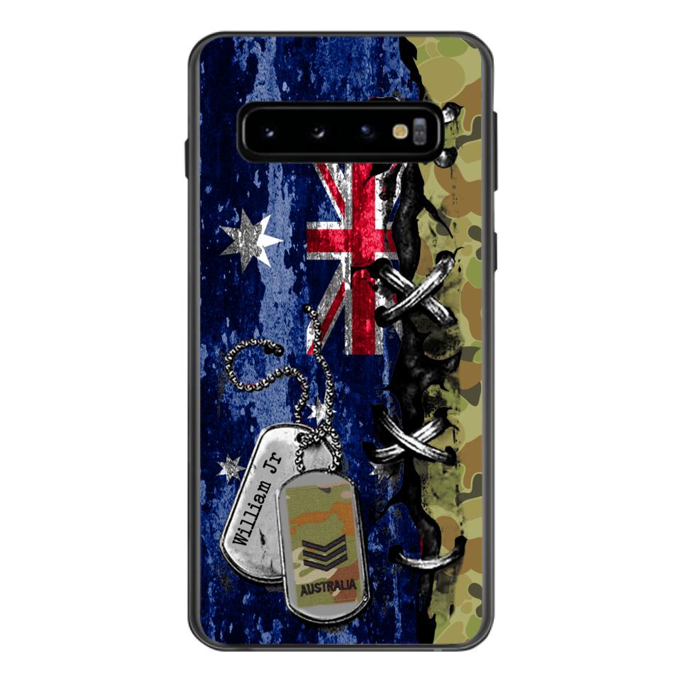 DH Personalized Australian Soldier Phone Case Printed 25MAR-DT29
