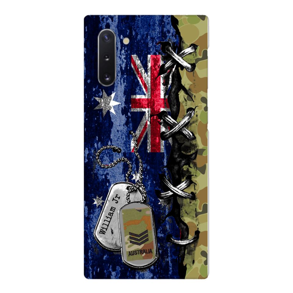 DH Personalized Australian Soldier Phone Case Printed 25MAR-DT29