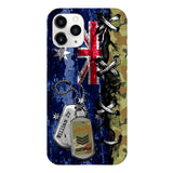 DH Personalized Australian Soldier Phone Case Printed 25MAR-DT29