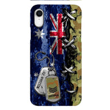DH Personalized Australian Soldier Phone Case Printed 25MAR-DT29