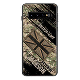 Personalized British Army Veteran Camo Phone Case Printed QTDT2903