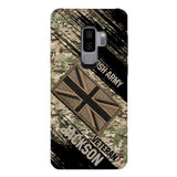 Personalized British Army Veteran Camo Phone Case Printed QTDT2903
