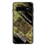 Personalized Australian Army Veteran Camo Phone Case Printed QTDT2903
