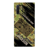 Personalized Australian Army Veteran Camo Phone Case Printed QTDT2903