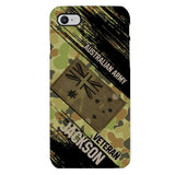 Personalized Australian Army Veteran Camo Phone Case Printed QTDT2903