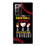 Personalized Baseball Grandma Phone Case Printed 3N 3003