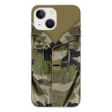 Personalized French Army Camo Phone Case Printed 22MAR-HQ30