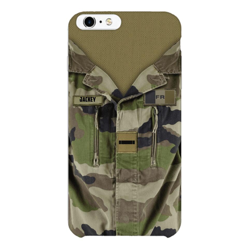 Personalized French Army Camo Phone Case Printed 22MAR-HQ30
