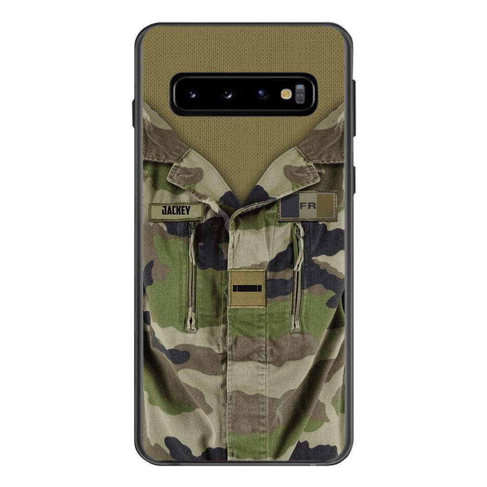 Personalized French Army Camo Phone Case Printed 22MAR-HQ30