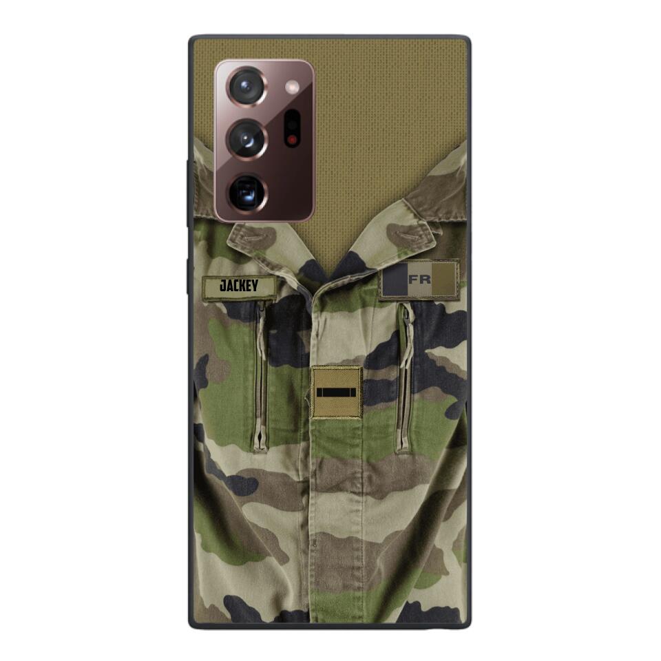 Personalized French Army Camo Phone Case Printed 22MAR-HQ30