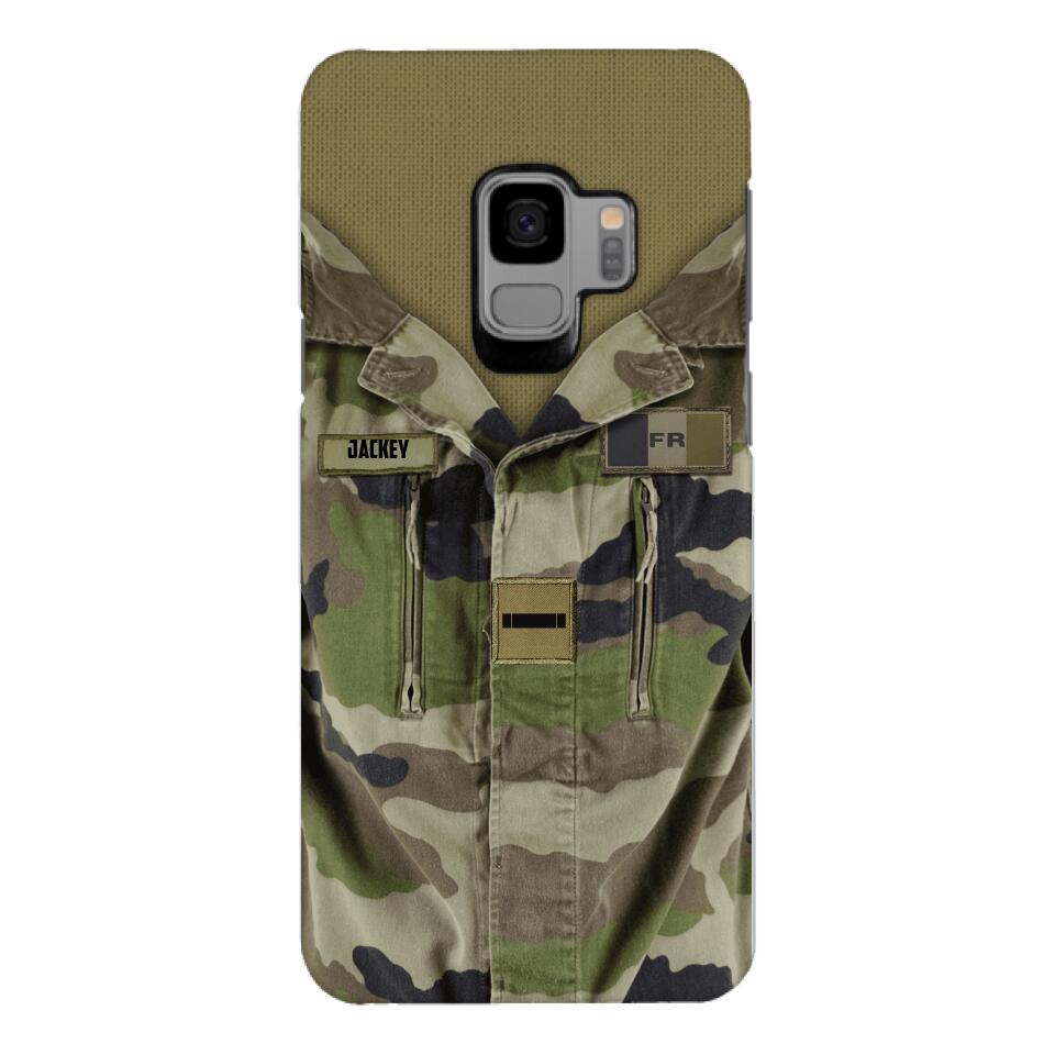 Personalized French Army Camo Phone Case Printed 22MAR-HQ30
