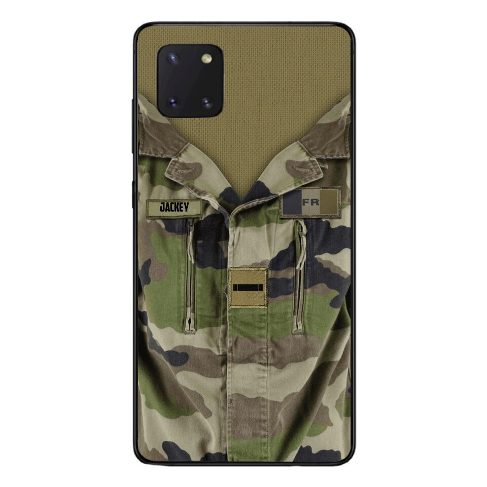 Personalized French Army Camo Phone Case Printed 22MAR-HQ30