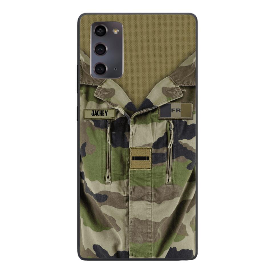 Personalized French Army Camo Phone Case Printed 22MAR-HQ30