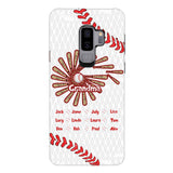 Personalized Baseball Grandma Phone Case Printed T3Q 2903