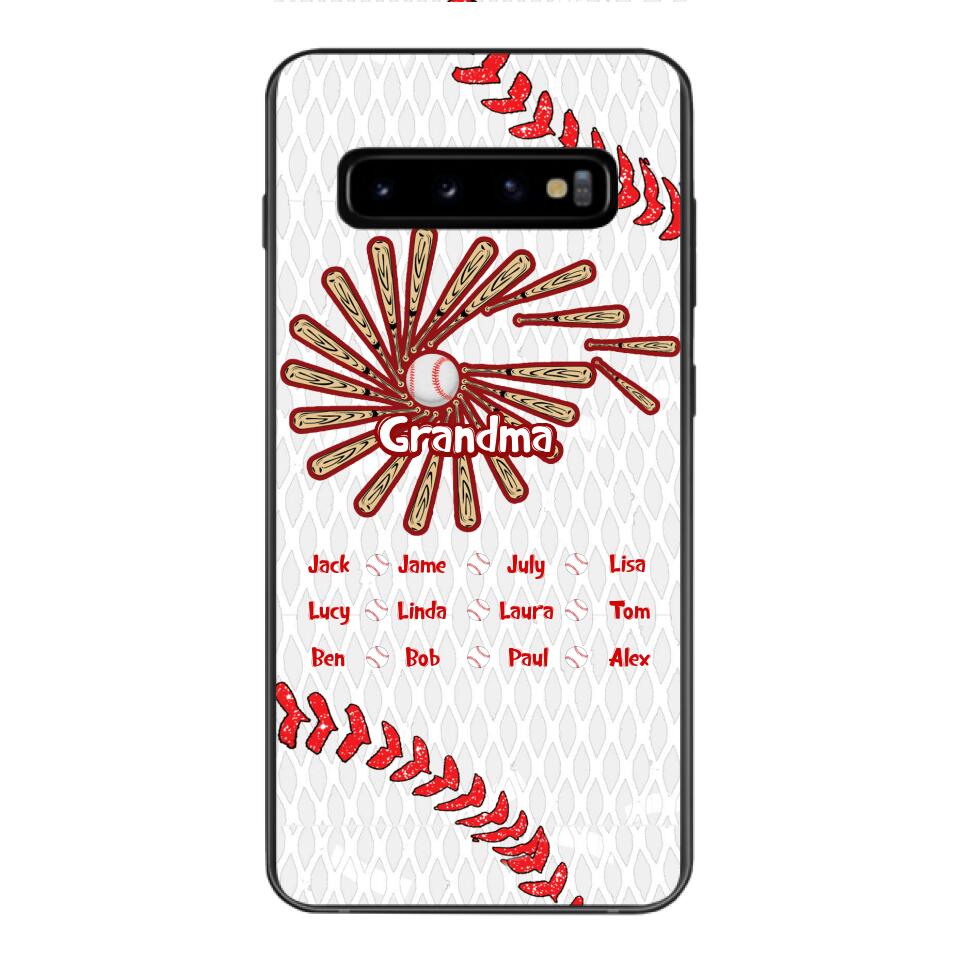 Personalized Baseball Grandma Phone Case Printed T3Q 2903