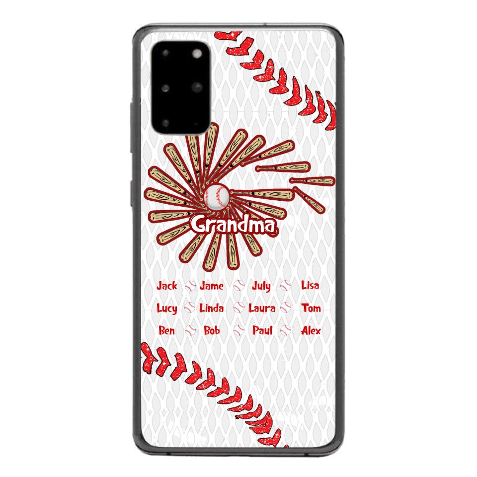Personalized Baseball Grandma Phone Case Printed T3Q 2903