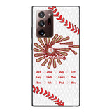 Personalized Baseball Grandma Phone Case Printed T3Q 2903