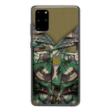 Personalized Portuguese Army Camo Phone Case Printed 22MAR-HQ30