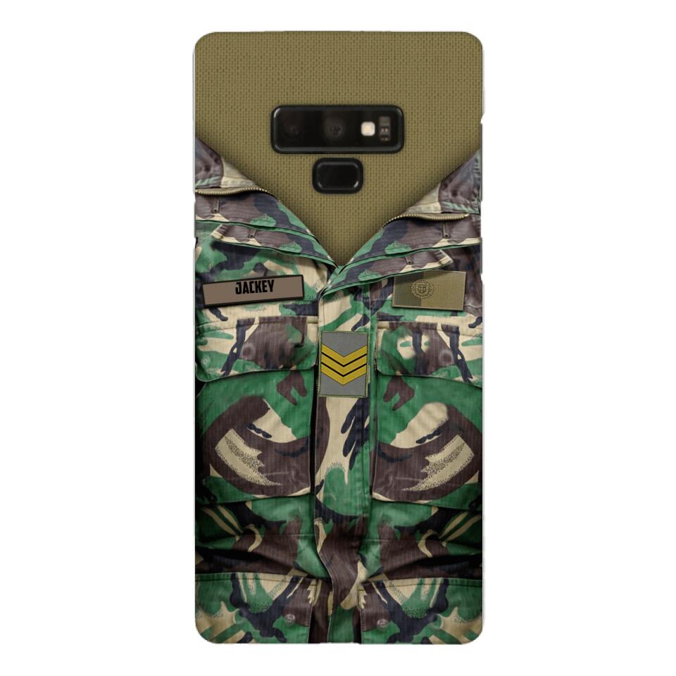 Personalized Portuguese Army Camo Phone Case Printed 22MAR-HQ30
