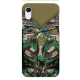 Personalized Portuguese Army Camo Phone Case Printed 22MAR-HQ30