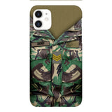 Personalized Portuguese Army Camo Phone Case Printed 22MAR-HQ30