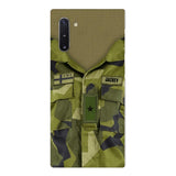 Personalized Swedish Army Camo Phone Case Printed 22MAR-HQ30