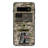 Personalized U.S Army Camo Phone Case Printed QTDT3003
