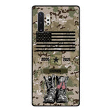 Personalized U.S Army Camo Phone Case Printed QTDT3003