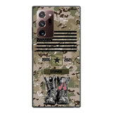 Personalized U.S Army Camo Phone Case Printed QTDT3003