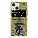 Personalized Australian Army Camo Phone Case Printed QTDT3003