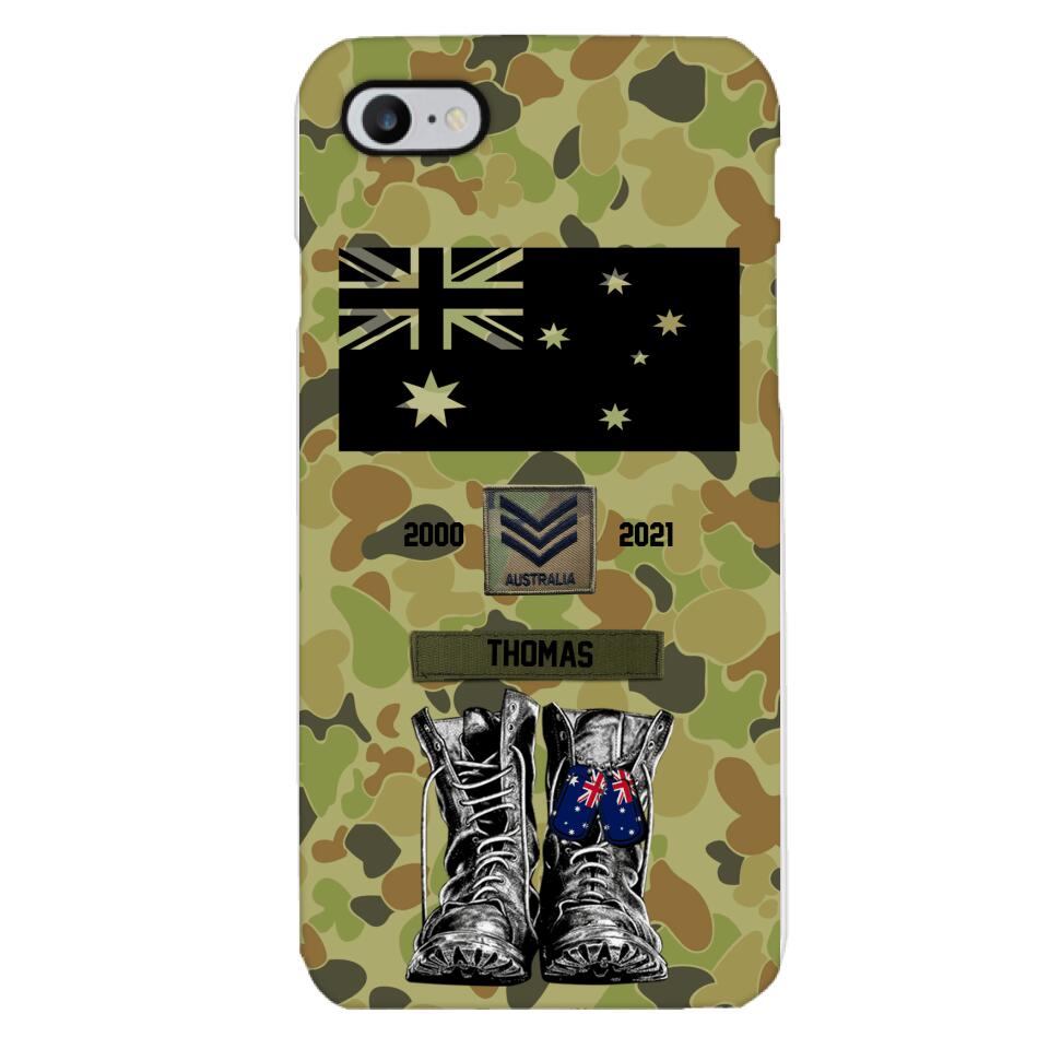 Personalized Australian Army Camo Phone Case Printed QTDT3003