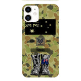 Personalized Australian Army Camo Phone Case Printed QTDT3003
