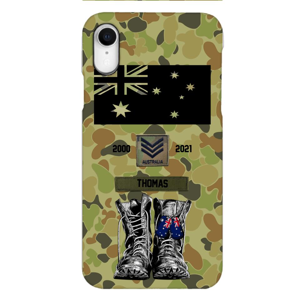 Personalized Australian Army Camo Phone Case Printed QTDT3003