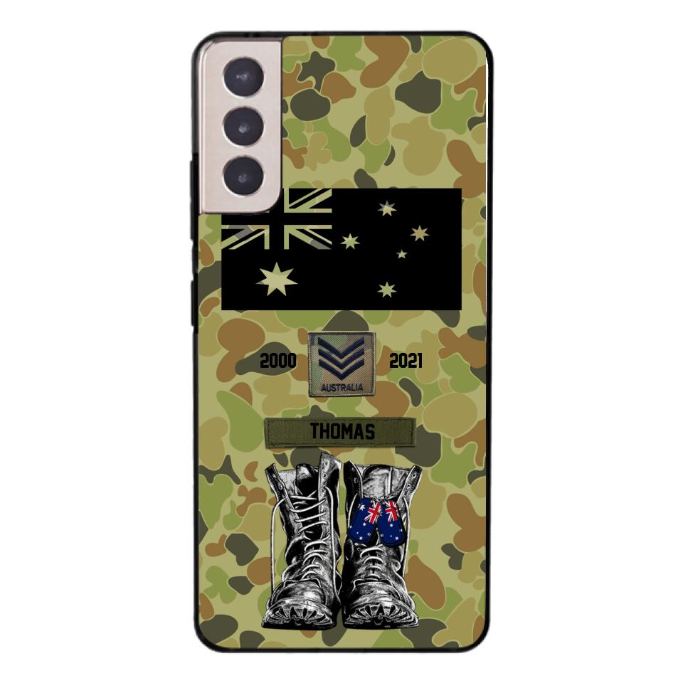 Personalized Australian Army Camo Phone Case Printed QTDT3003