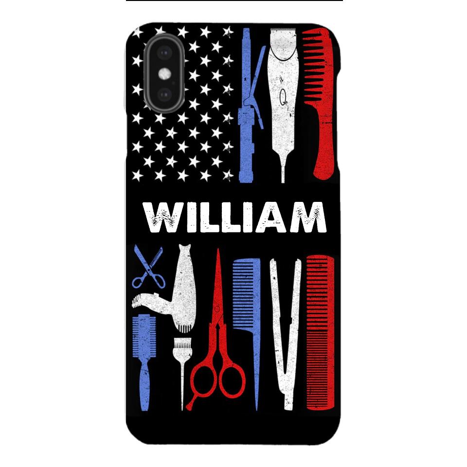 Personalized Barber Flag US Phone Case Printed M3Q 3003