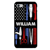 Personalized Barber Flag US Phone Case Printed M3Q 3003