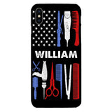 Personalized Barber Flag US Phone Case Printed M3Q 3003