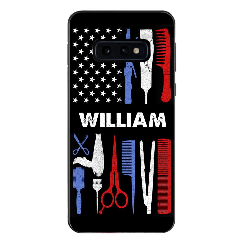 Personalized Barber Flag US Phone Case Printed M3Q 3003