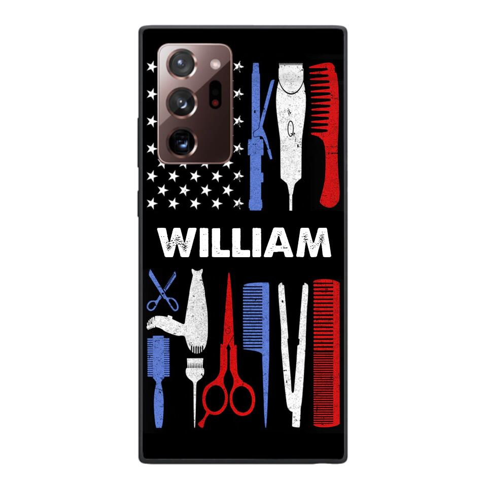 Personalized Barber Flag US Phone Case Printed M3Q 3003