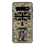 Personalized UK Army Camo Phone Case Printed QTDT3003