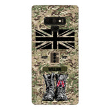 Personalized UK Army Camo Phone Case Printed QTDT3003