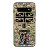 Personalized UK Army Camo Phone Case Printed QTDT3003