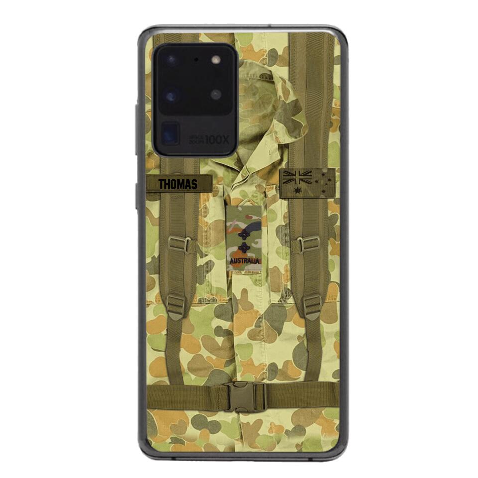 Personalized Australian Army Camo Phone Case Printed 3T 3003