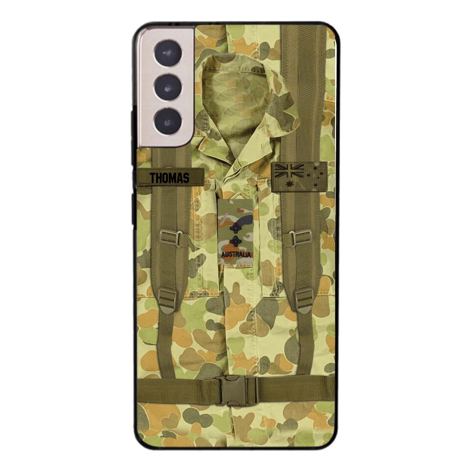 Personalized Australian Army Camo Phone Case Printed 3T 3003