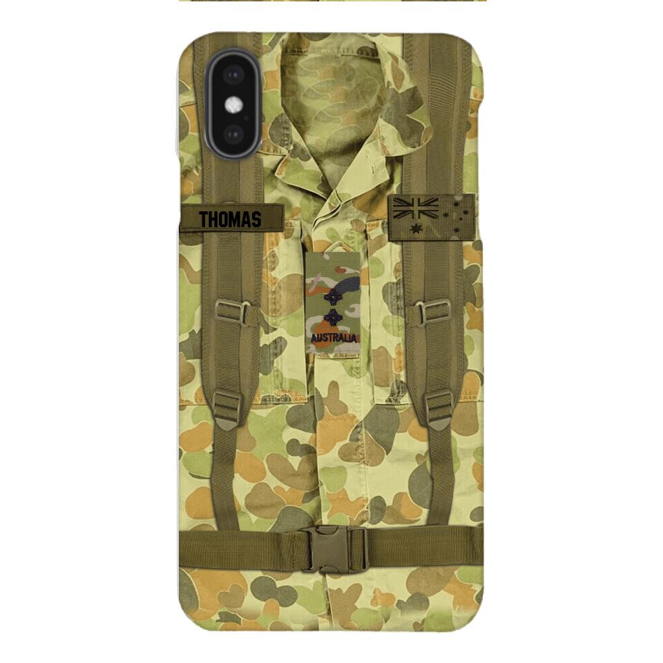 Personalized Australian Army Camo Phone Case Printed 3T 3003