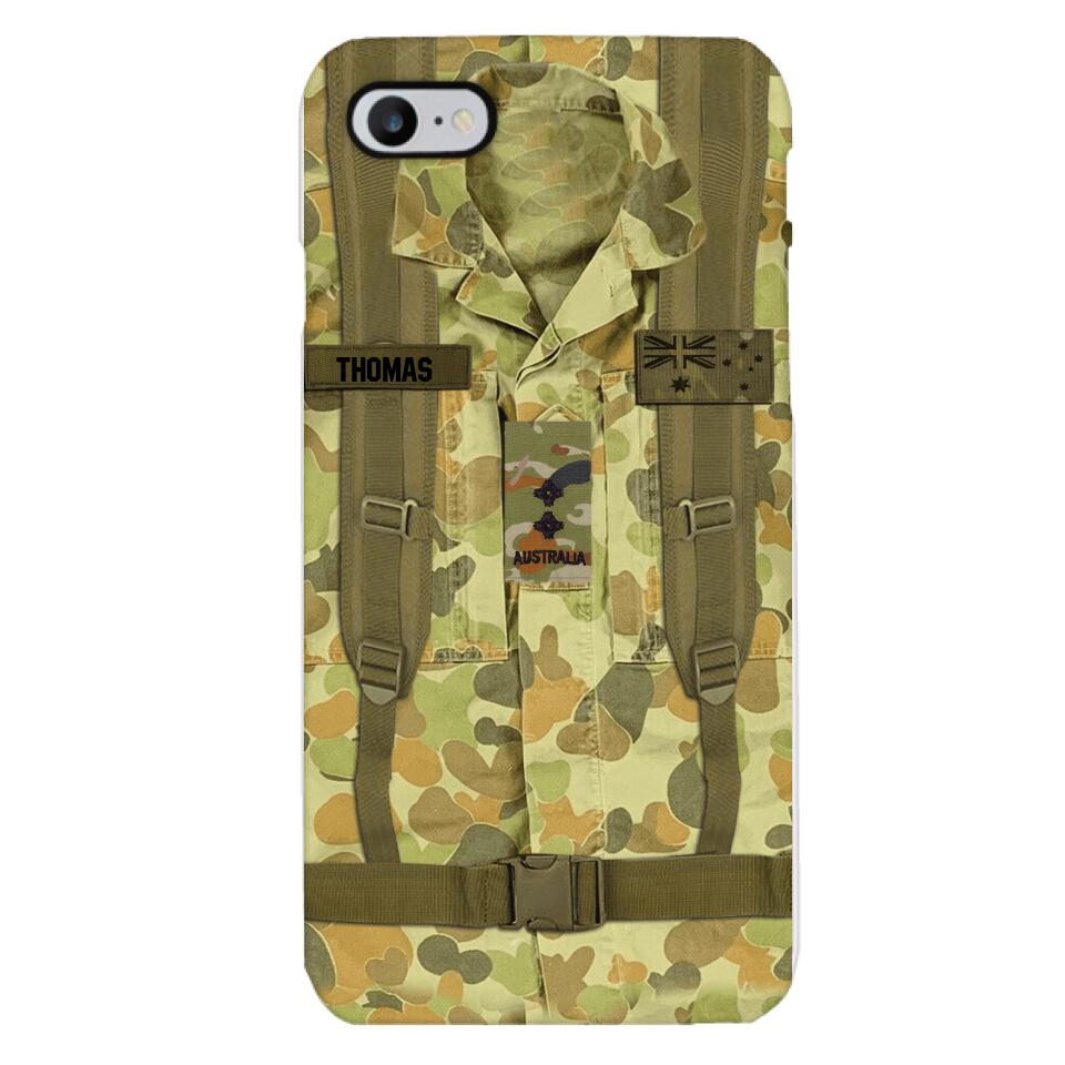 Personalized Australian Army Camo Phone Case Printed 3T 3003